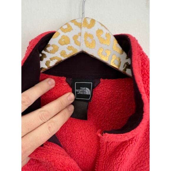 The North Face Women's Red Full Zip Fleece | Size Large - Picture 3 of 5